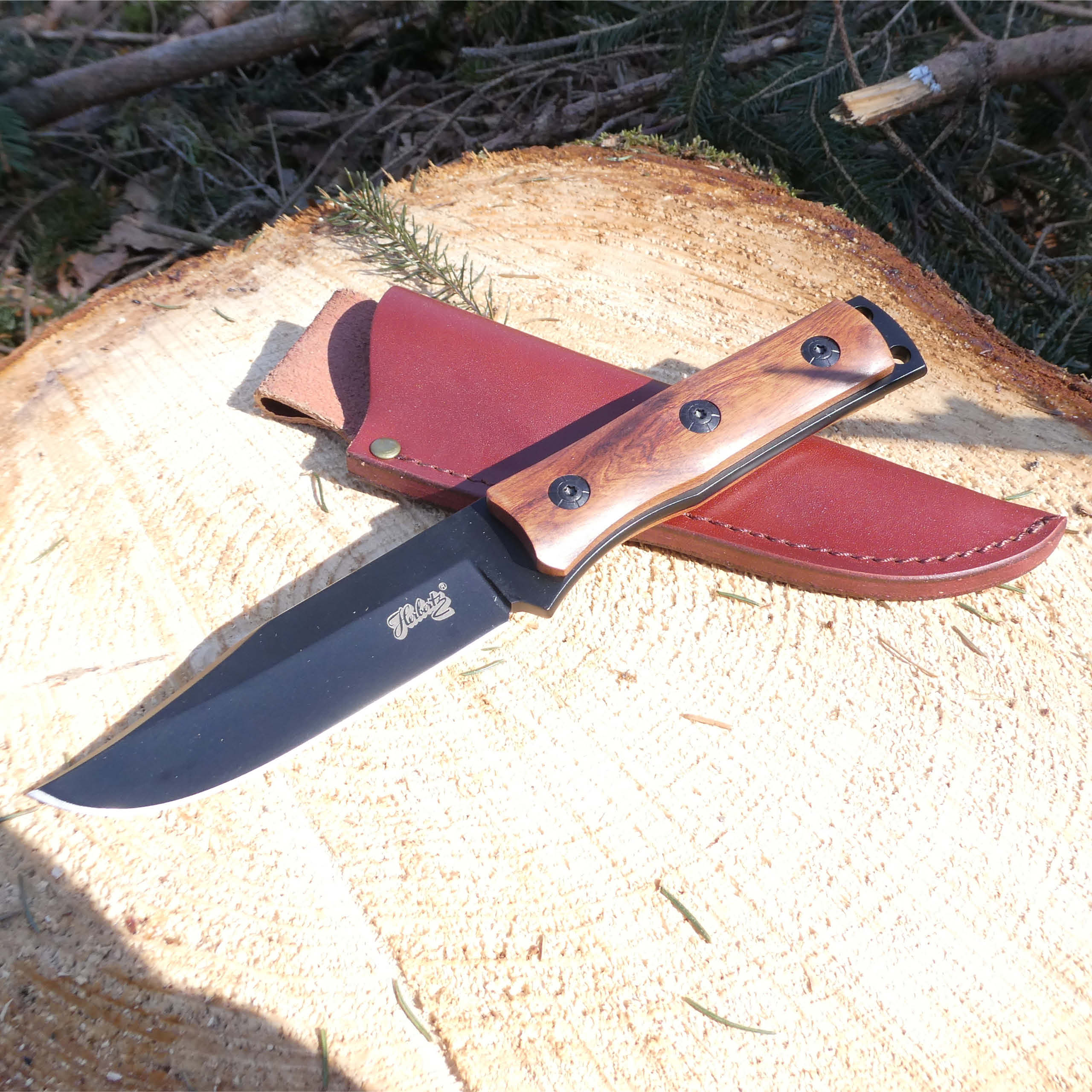 Gürtelmesser Cocobolo, Full Tang