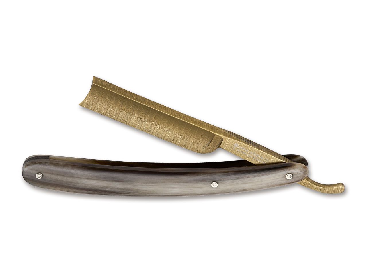 Damast Gold Horn