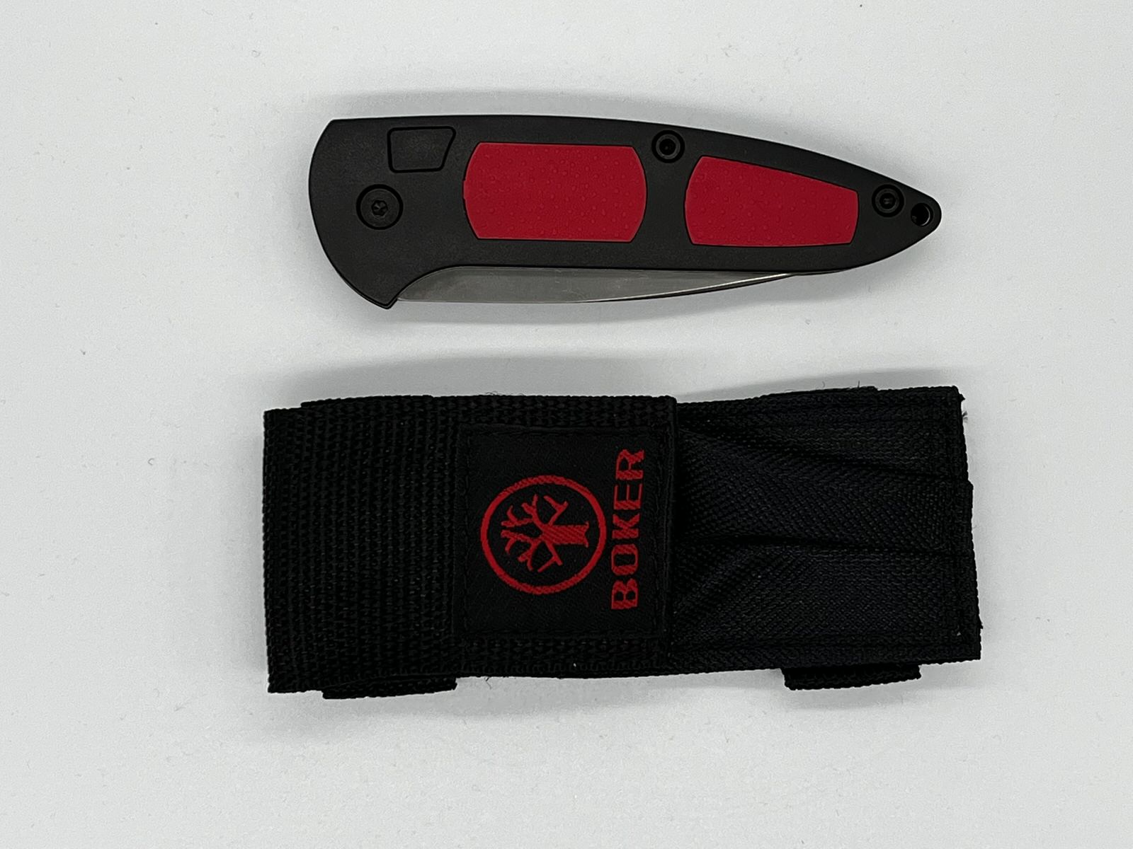 Springmesser Speedlock I schwarz/rot mit Cordura Etui