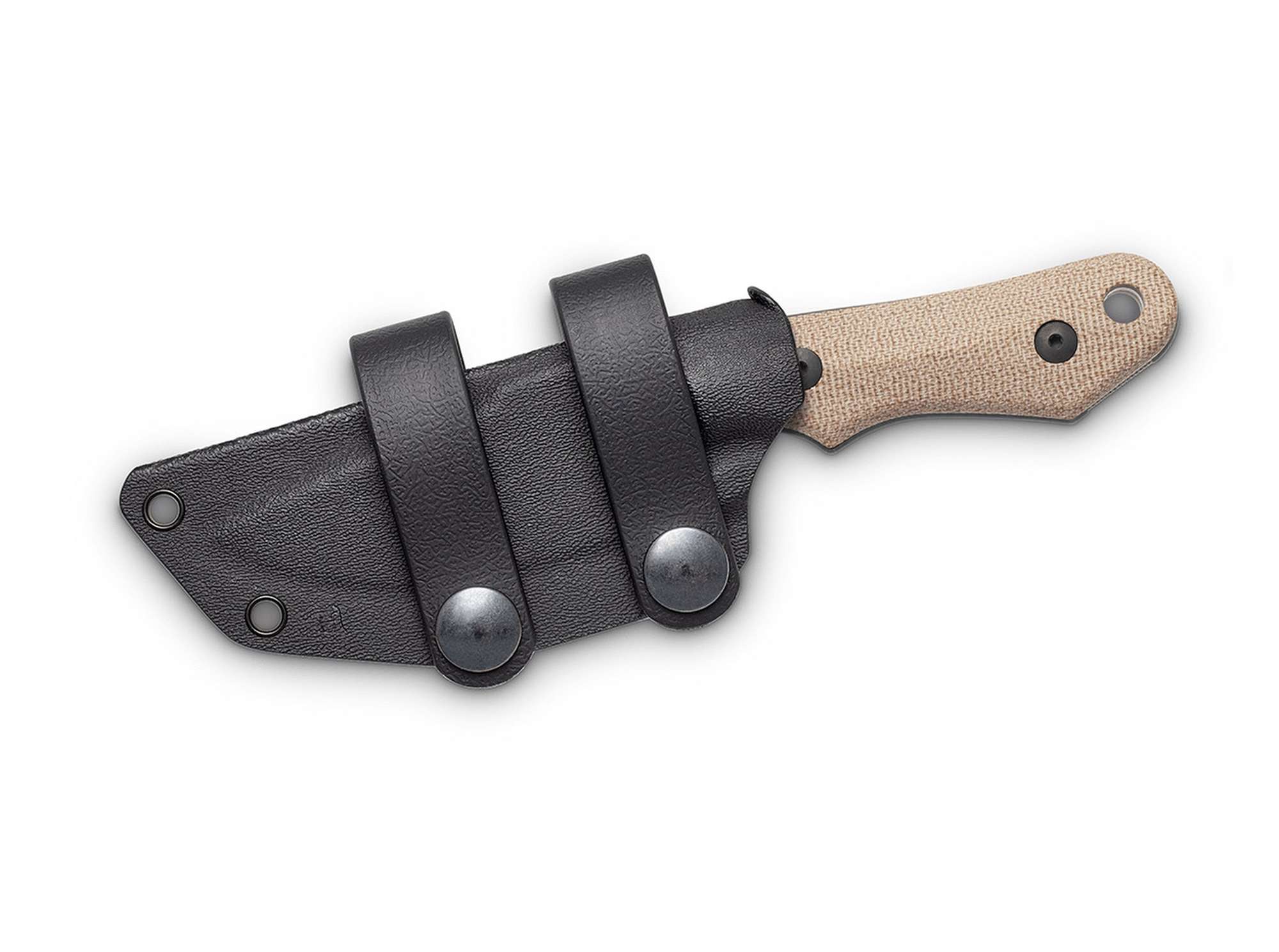 Handy Dark Canvas Micarta Natural