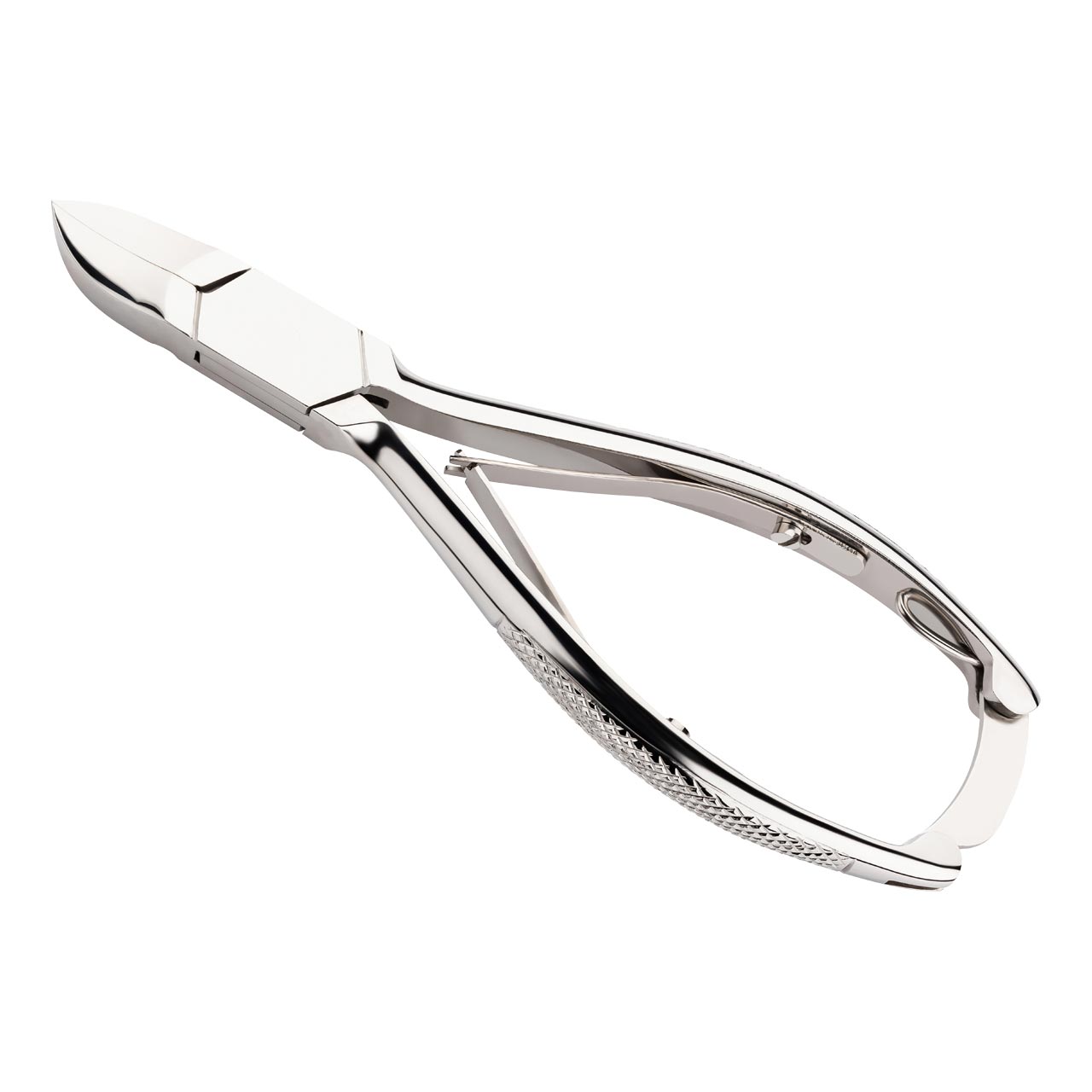 professionelle Nagelzange, vernickelt, Feder, 14.0 cm
