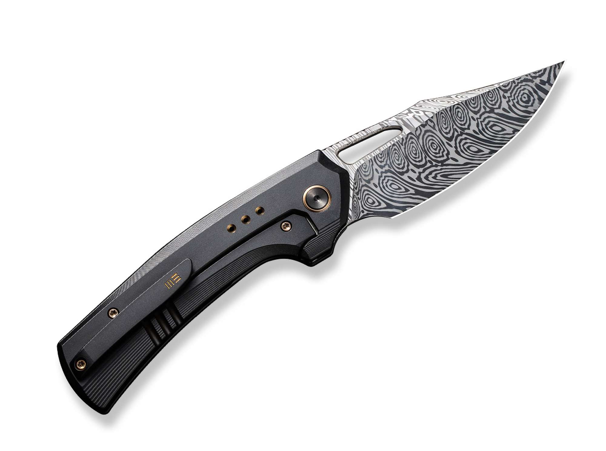 Nefaris Ltd Titanium Black Nebula FAT CF Damascus