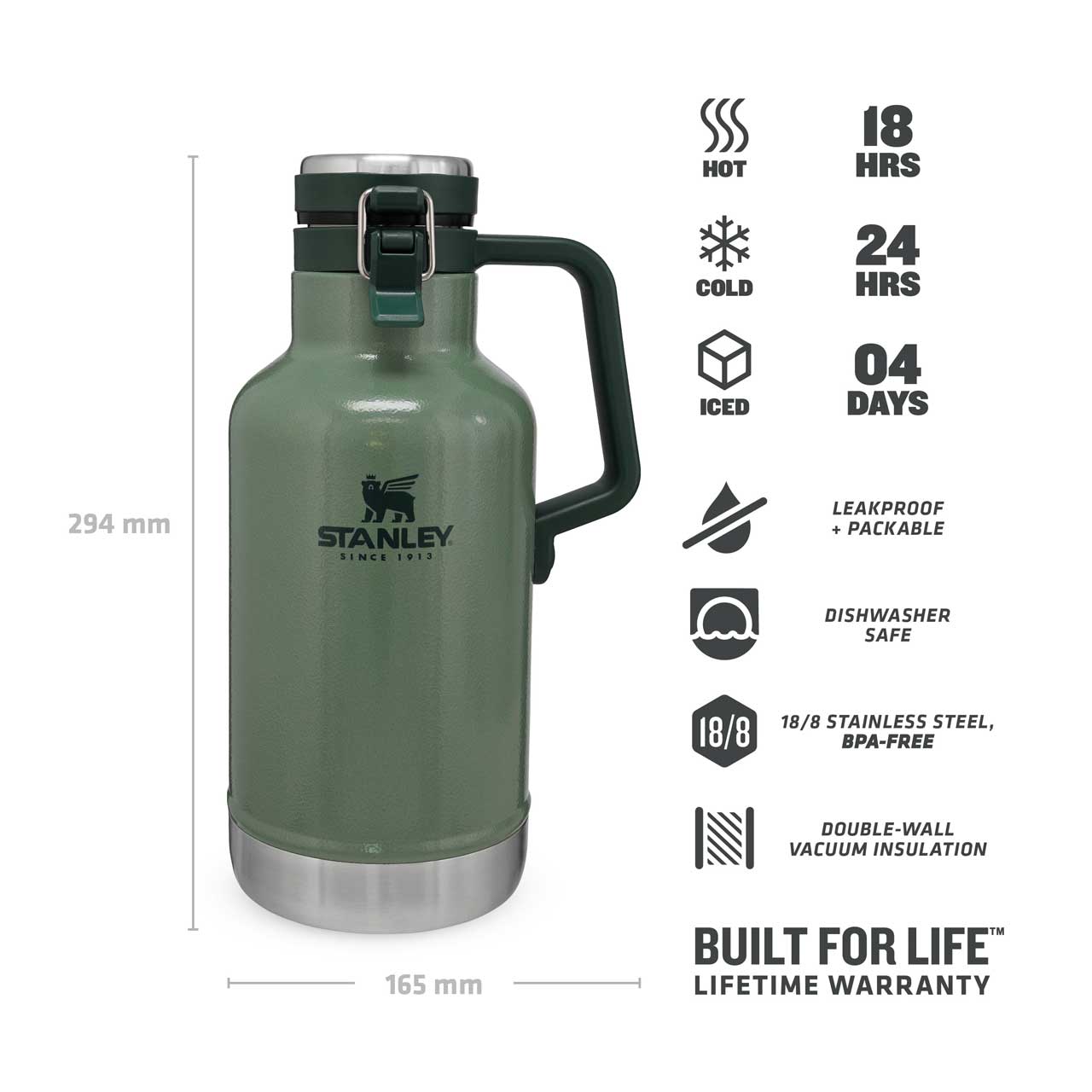 CLASSIC VACCUUM BEER GROWLER 1,9 l