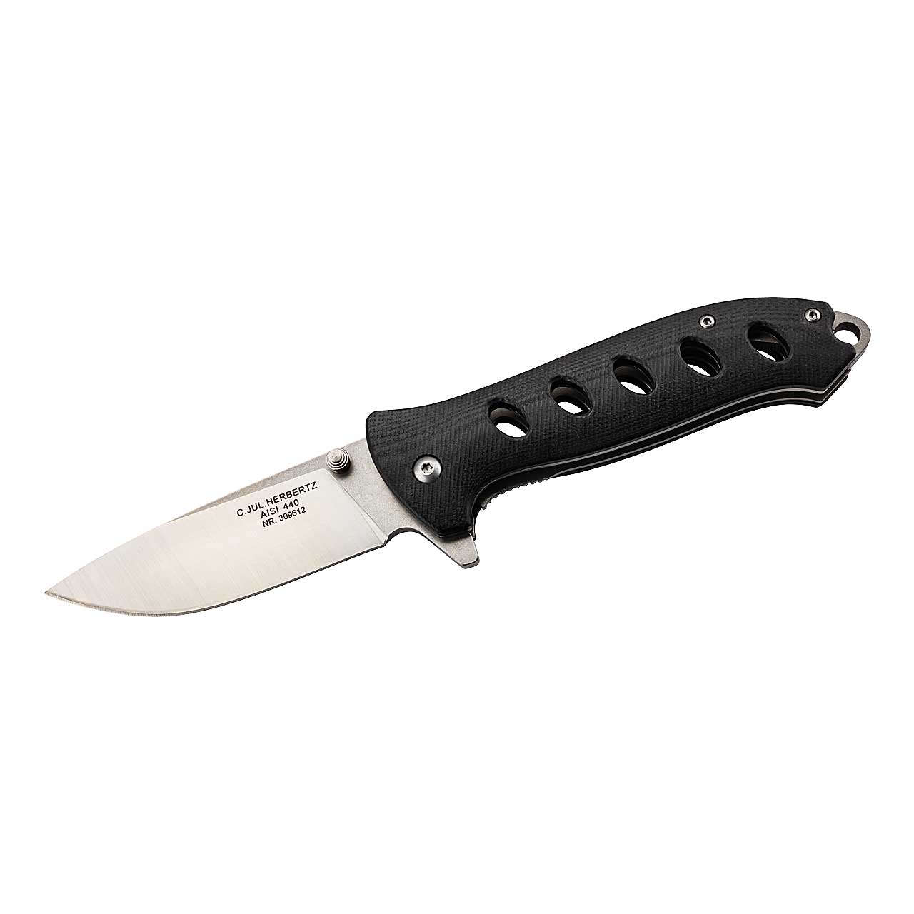 Einhandmesser Black G10