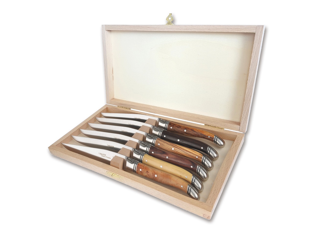 Laguiole Steakmesser Set Holzvariation