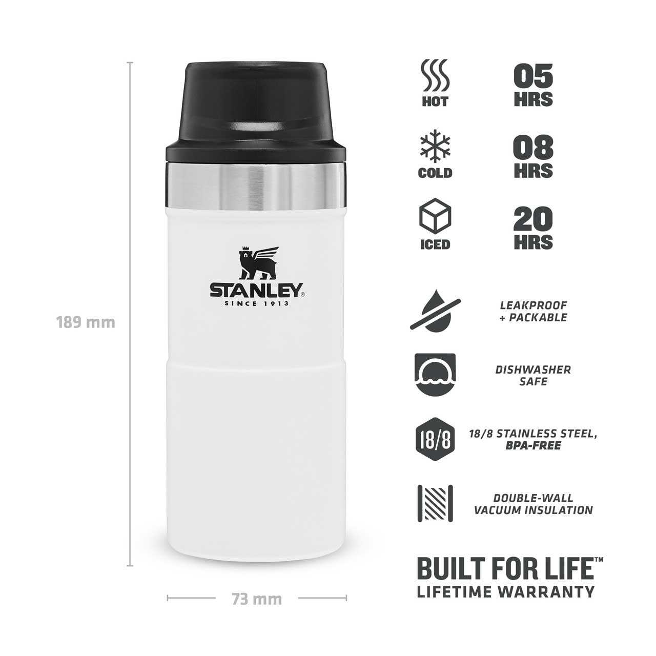 CLASSIC TRIGGER-ACTION TRAVEL MUG 0,354 l