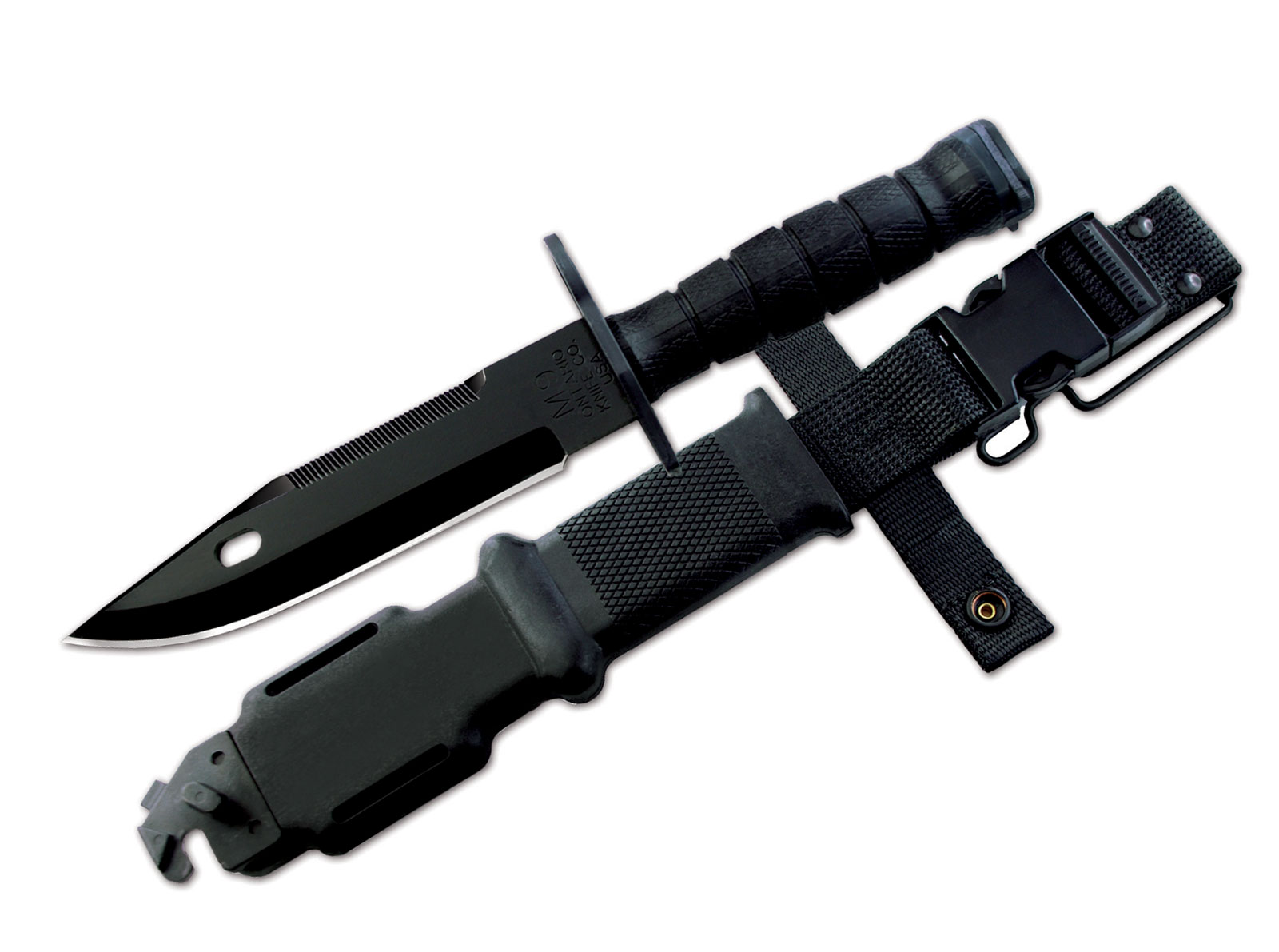 M9 Bayonet & Scabbard Black