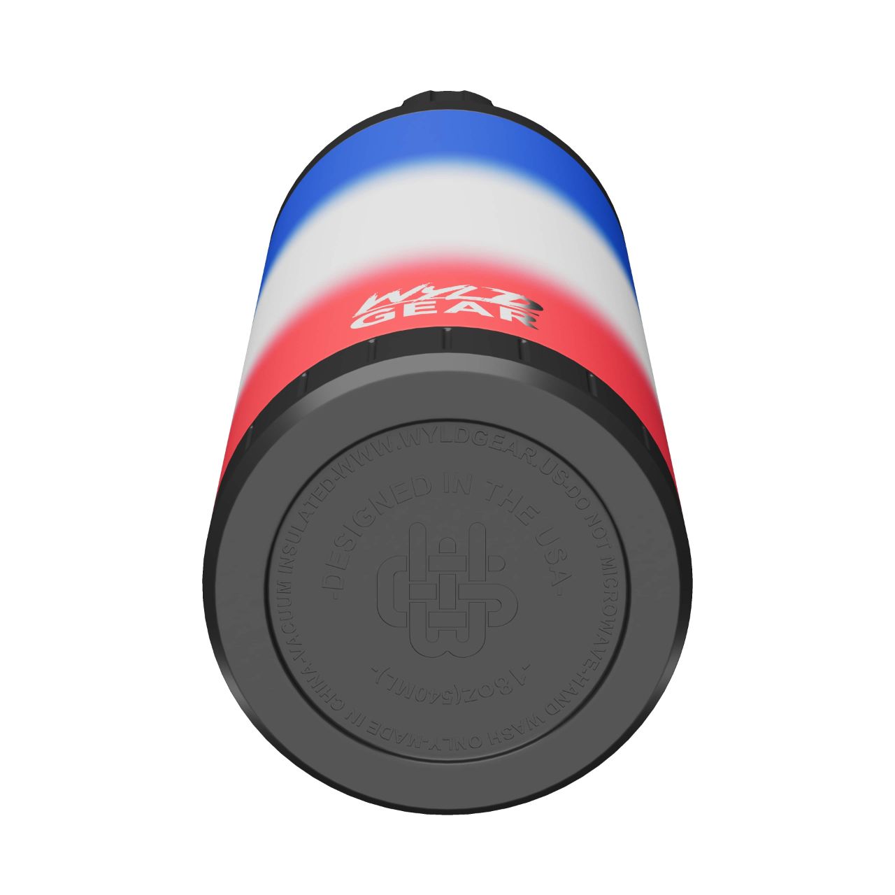 MAG FLASK 18 OZ (532 ml), red/white/blue