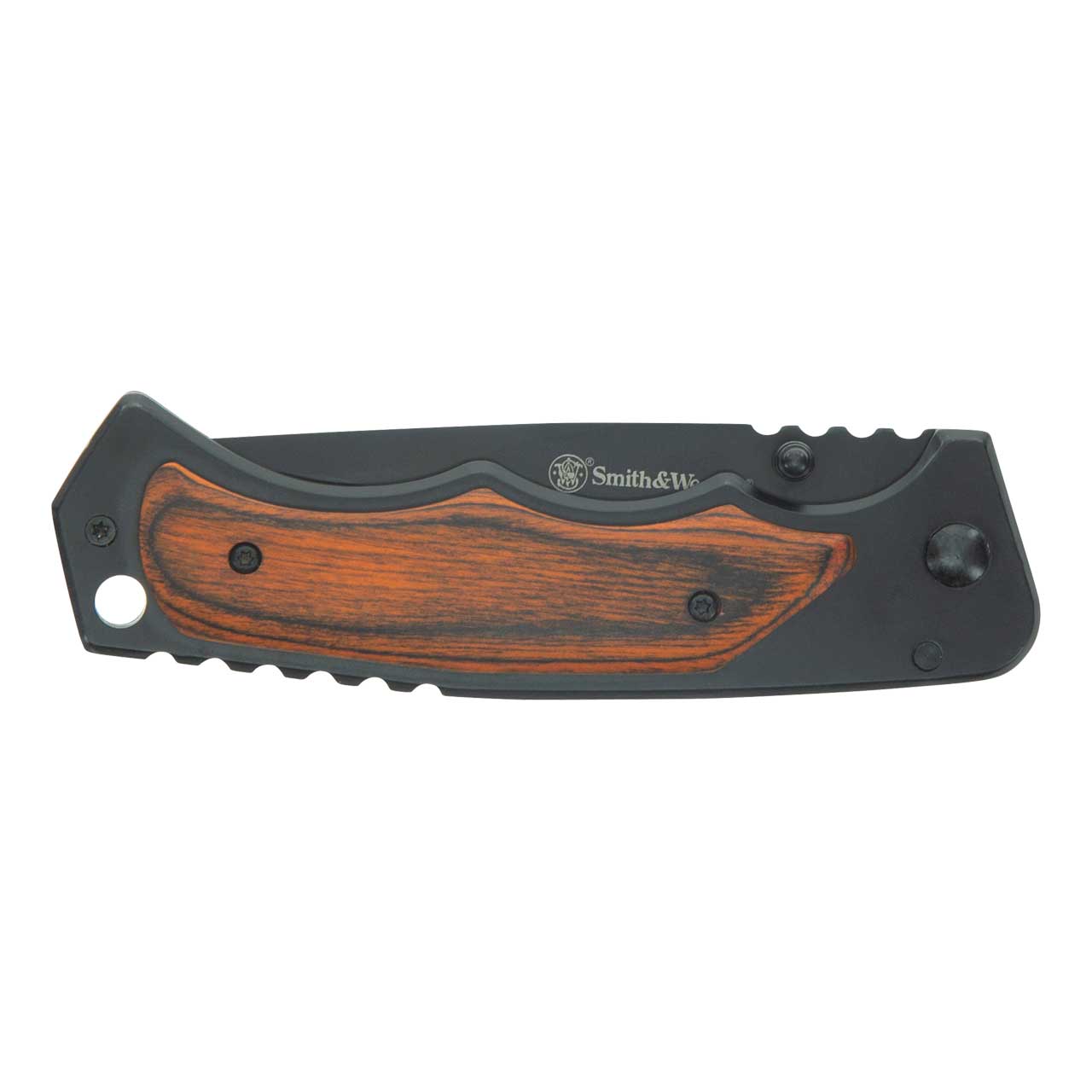 Einhandmesser WOOD HANDLE FOLDER